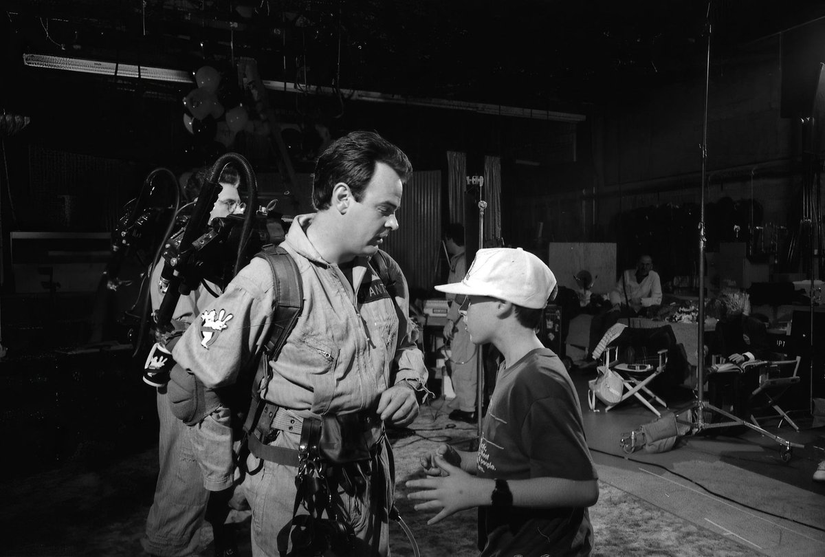 Dan Aykroyd and Jason Reitman behind the scenes of @Ghostbusters 2 (1989)

#ghostbusters #ghostbusters2 #ghostbustersfrozenempire #slimer #spirit #staypuft #ecto #80smovies #retrovibes #spookyvibes #behindthescenes #jasonreitman #danaykroyd #paulrudd #finnwolfhard #mckennagrace