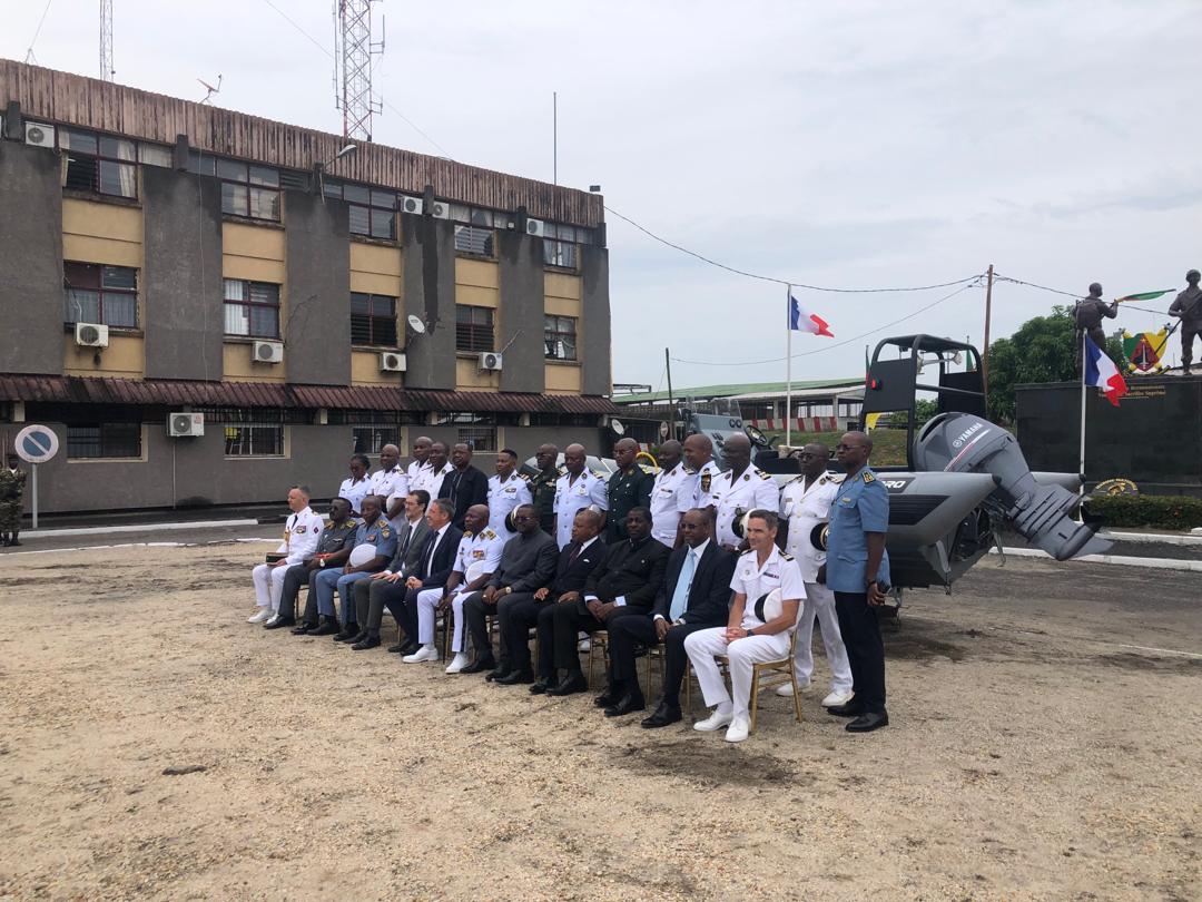 France donated this boat to the Cameroonian navy. They even held a ceremony for this.