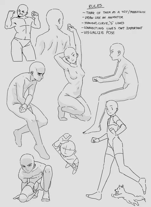 Some thoughts on sketching figures from imagination 