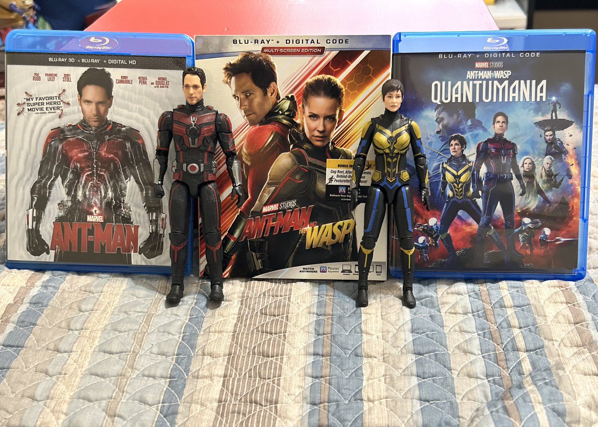 Finally got Quantumania on Blu-ray to complete my Ant-Man movie collection!🐜🐝#AntManAndTheWaspQuantumania #AntManMovies #MarvelStudios #BluRay