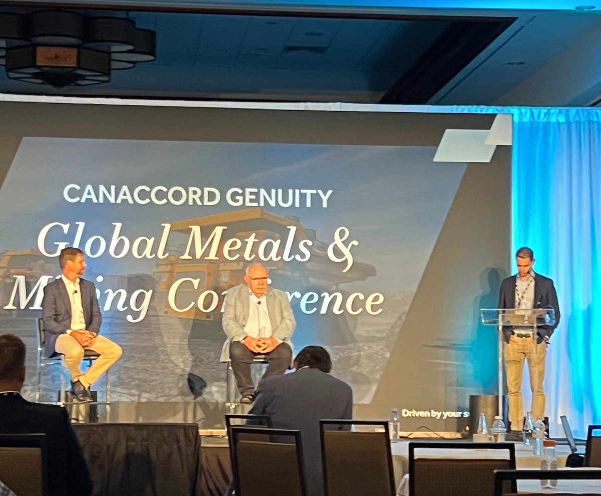 $BMN Executive Chairman @Brandon_Munro has been in Palm Springs this week for the Canaccord Genuity Global Metals & Mining Conference 🇺🇸 Brandon & $DYL CEO, John Borshoff headlined a discussion on #Uranium in Africa, sharing there experience of operating in #Namibia 🇳🇦⚛️Moderated