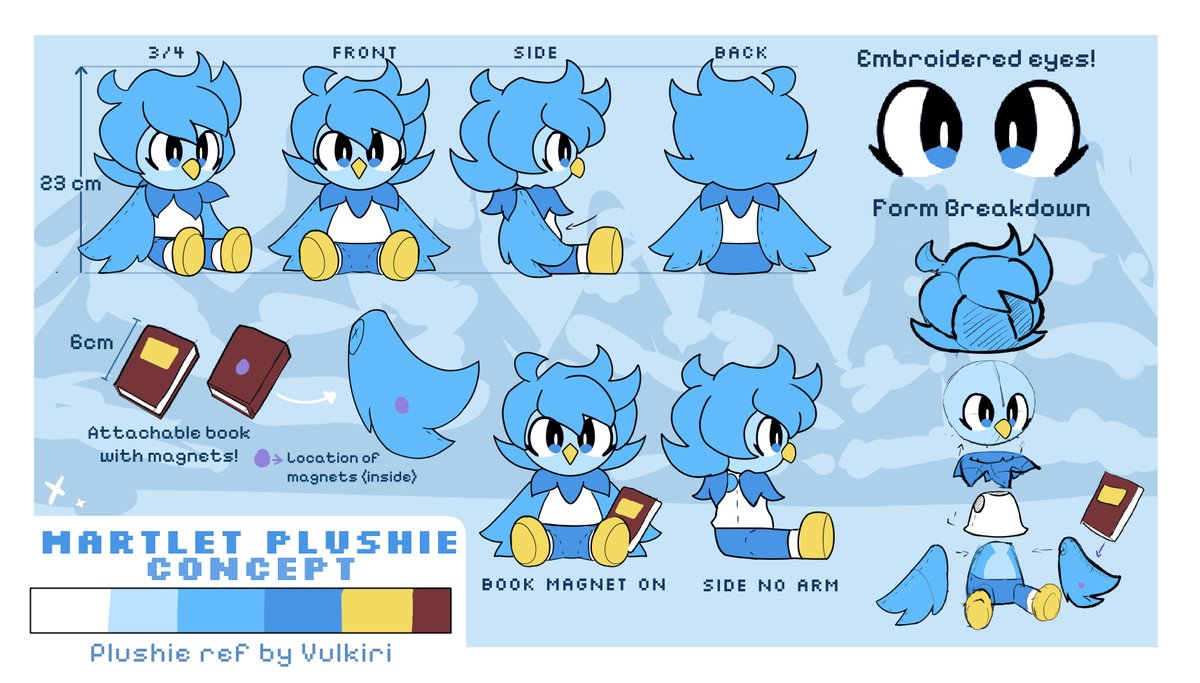Martlet plushie concept 🪶 #UndertaleYellow
Would be fun if I can make this an actual thing!