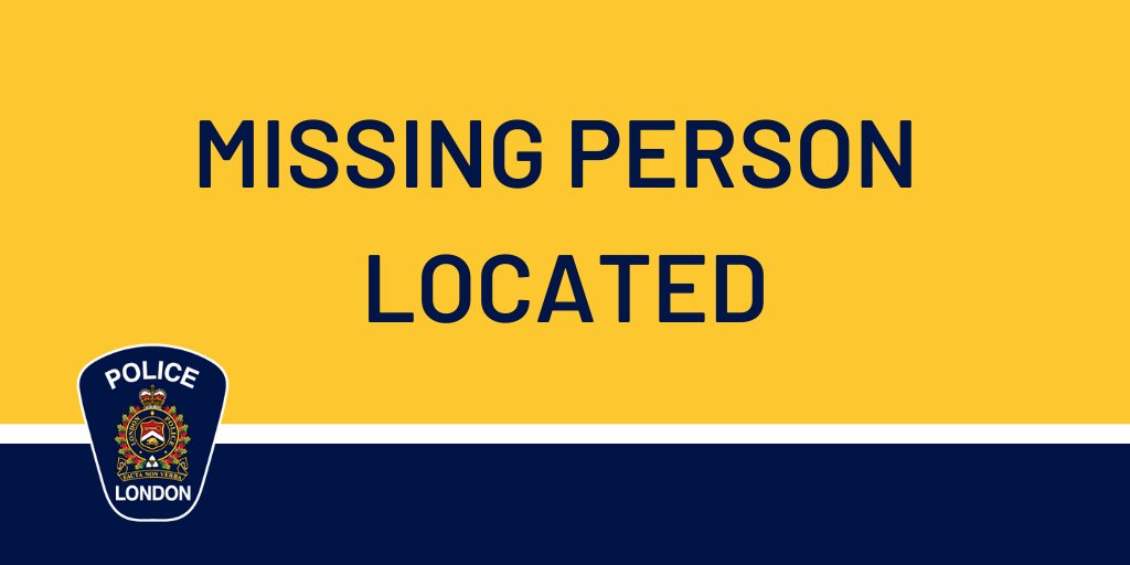 UPDATE - LONDON, ON (May 9, 2024) – A previously reported missing 21-year-old London man has been located and is safe. We would like to thank the public for sharing the information. #LOCATED #ldnont