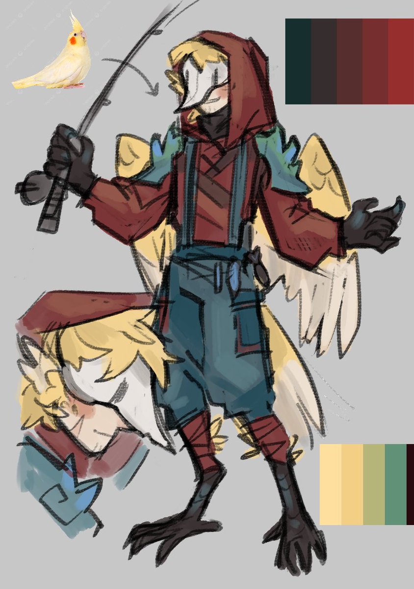 Montopazz's tweet photo. @berdyaboi Because
you are now a furry parrot https://t.co/RRCHaRhFox