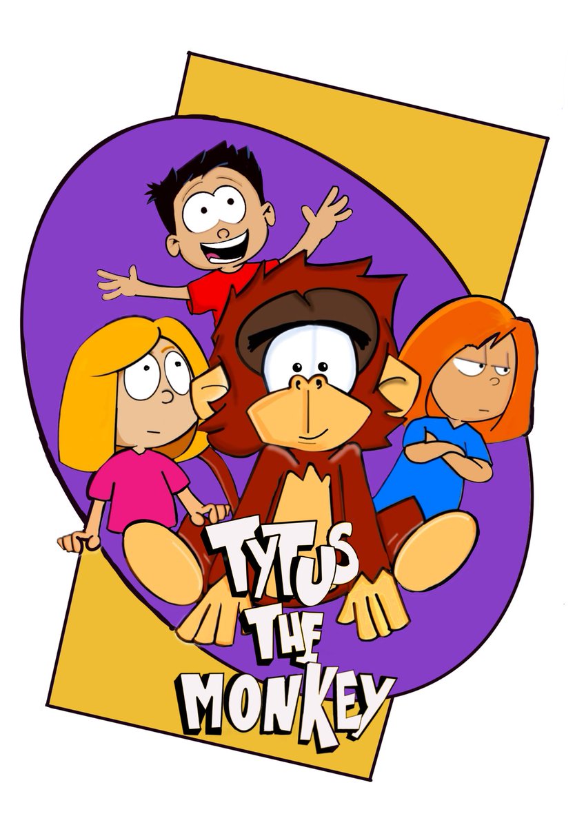 New @TytusTheMonkey artwork. Need to make this into stickers.