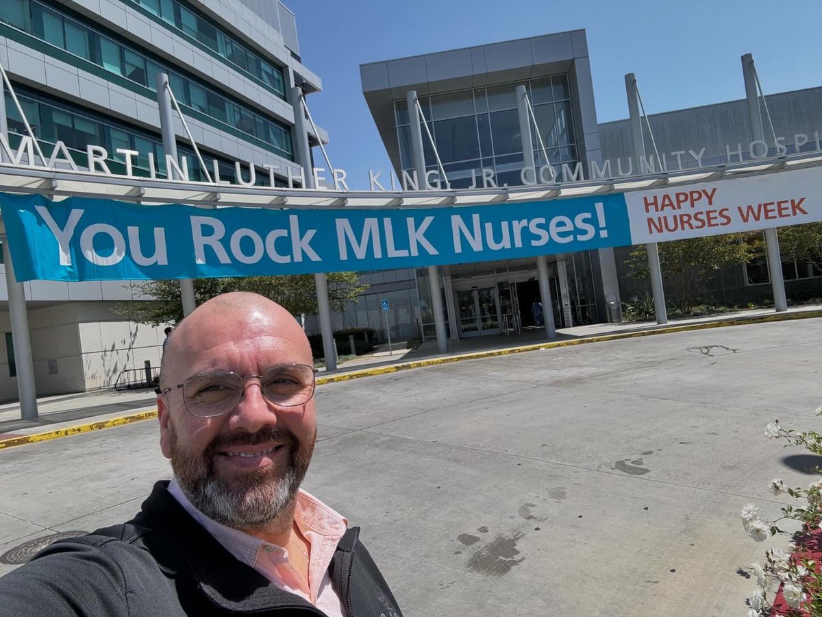 RevRudyRubio's tweet photo. We celebrated our nursing staff this week at our main hospital and Compton clinics too. We prayed for them and asked God to bless their hands as they help bring healing to so many people’s lives! #HoodGrace #MLKCH #SouthLA https://t.co/OHtnGTZpz8