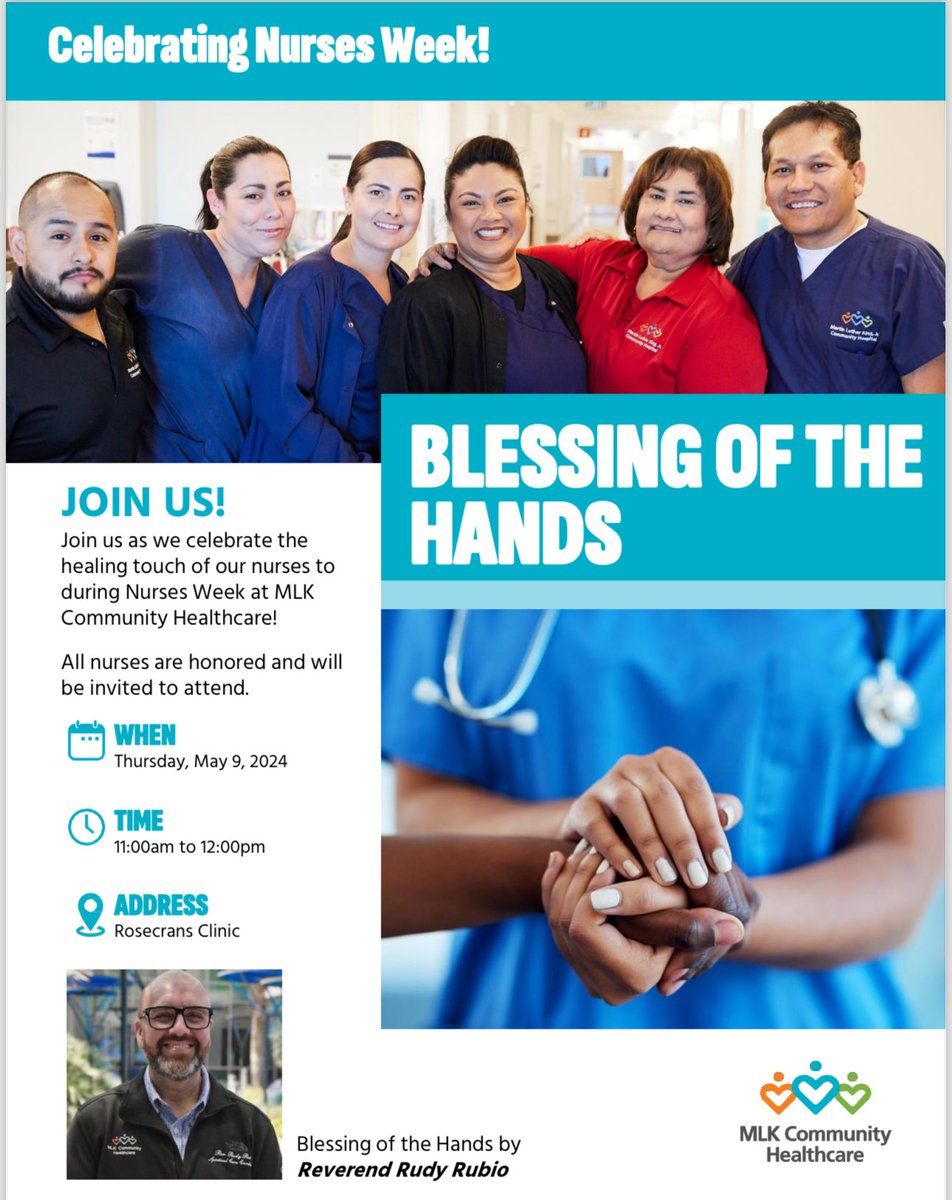 We celebrated our nursing staff this week at our main hospital and Compton clinics too. We prayed for them and asked God to bless their hands as they help bring healing to so many people’s lives! #HoodGrace #MLKCH #SouthLA