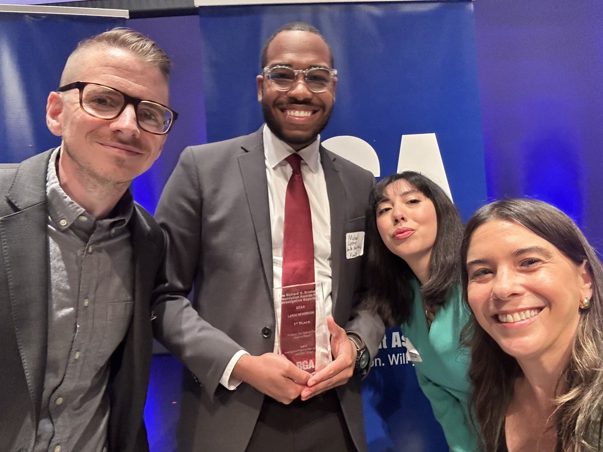 We won! “Profiled: The State of Traffic Stops in Illinois,” our collab with @WBEZ just won the Richard H. Driehaus Award for Investigative Reporting, presented by @IllinoisAnswers!