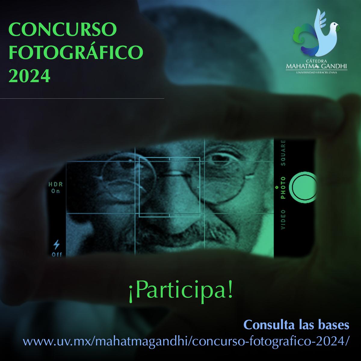 Concurso fotográfico 2024🕊 Categorías: Justicia, Derechos Humanos, Cultura de Paz, No Violencia, y Bondad ¡Consulta las bases✏ y participa! 📷 uv.mx/mahatmagandhi/…