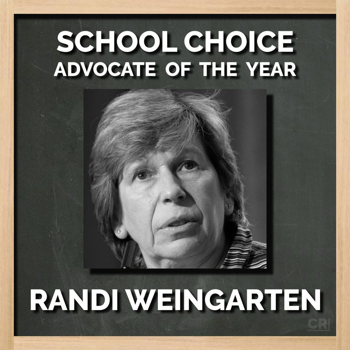 @DeAngelisCorey @rweingarten She’s won this award so many years in a row, they now call this award, The Randi.