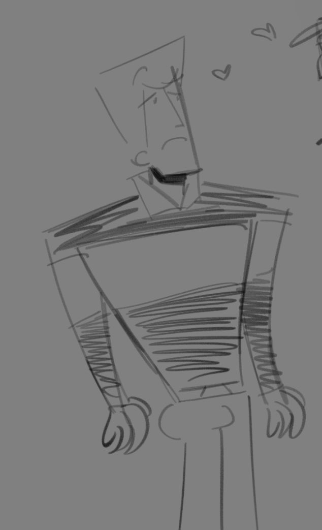 why do i draw him like this #clonehigh