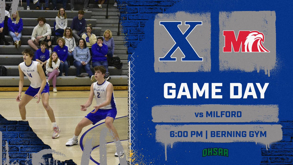 🏐 | GAME DAY @StxVolleyball continues their playoff momentum as they host Milford for the 2nd round of the OHSAA Tournament! Game time is 6:00pm 🎟 - shorturl.at/cilsN 📺 - shorturl.at/GOWZ1 Bracket - shorturl.at/jLMQ4 #GoBombers | #AMDG