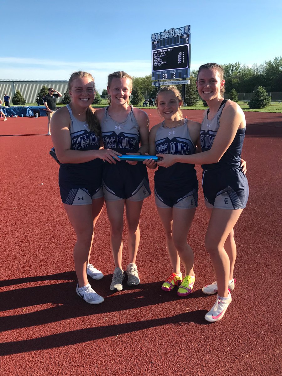 Mitch Boshart (@mitchboshart4) on Twitter photo 🚨 State Qualifier Alert 🚨
🚨 School Record Alert 🚨
Girls 4x100 (<a href="/EmaDickey/">Ema Dickey</a>, <a href="/sarahforsberg44/">Sarah Forsberg</a>, Kylee Krol, <a href="/LindeeKelley14/">Lindee</a>) turns in a time of 51.60 seconds to break the school record! They take 🥉 at districts & likely get a wildcard to state!
#BurkeBound <a href="/CrossCounty1/">Cross County</a> 🚨 State Qualifier Alert 🚨
🚨 School Record Alert 🚨
Girls 4x100 (<a href="/EmaDickey/">Ema Dickey</a>, <a href="/sarahforsberg44/">Sarah Forsberg</a>, Kylee Krol, <a href="/LindeeKelley14/">Lindee</a>) turns in a time of 51.60 seconds to break the school record! They take 🥉 at districts & likely get a wildcard to state!
#BurkeBound <a href="/CrossCounty1/">Cross County</a>