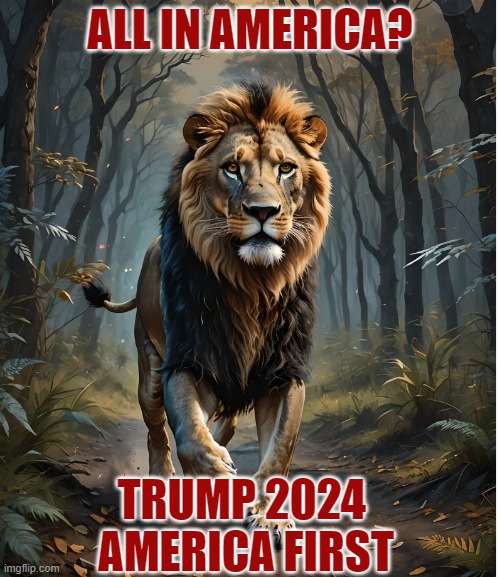 These UNITED STATES of AMERICA are being stolen by some whinny a$$, attention seekers, they want to destroy AMERICA and I WILL NOT let this happen on MY watch. LET'S GO! We've got this! I BELIEVE in AMERICA!! The LAND of the FREE and the HOME of the BRAVE! TRUMP 2024!! 🇺🇸🇺🇸♥️🇺🇸🇺🇸