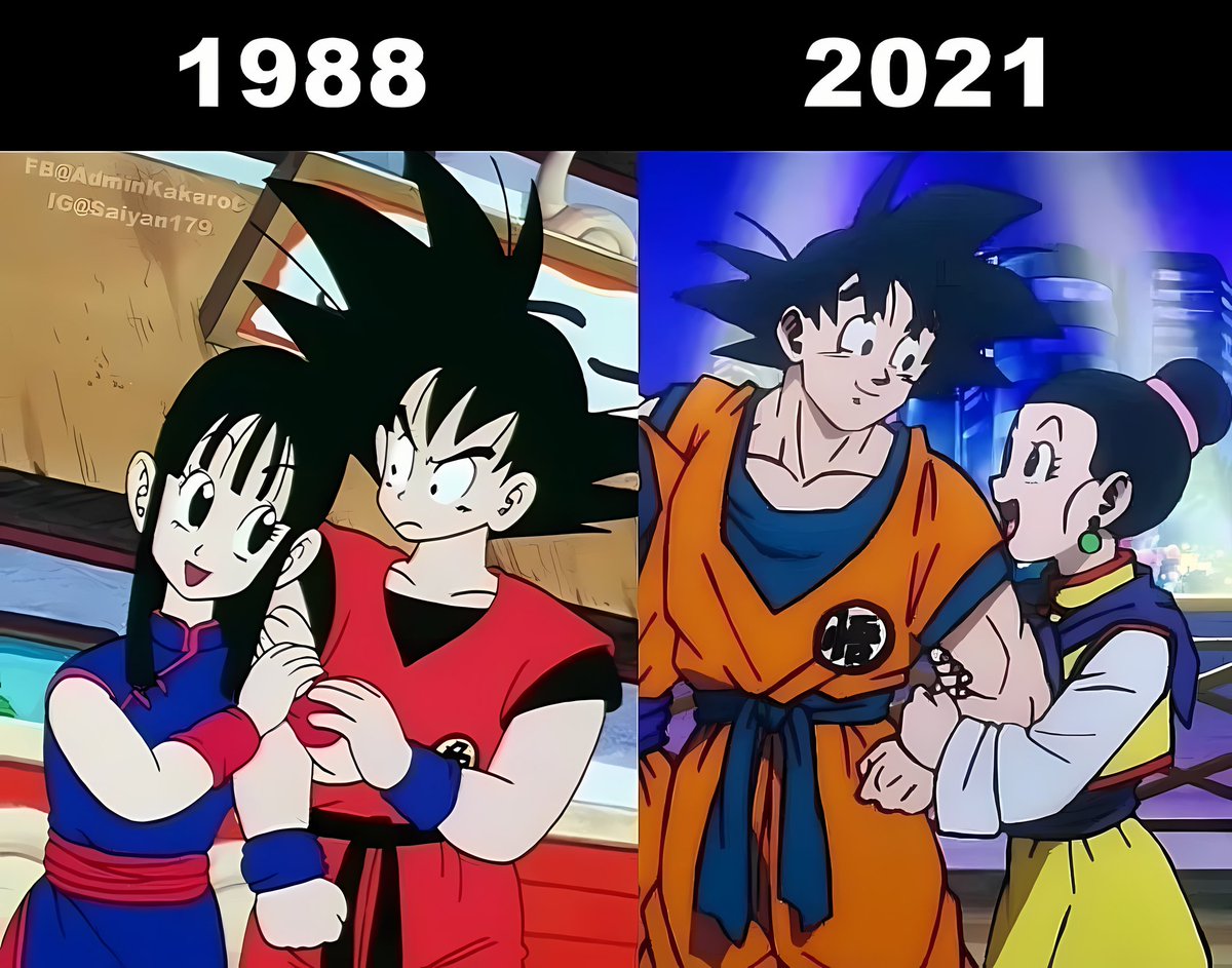 Goku e Chichi
1988 x 2021