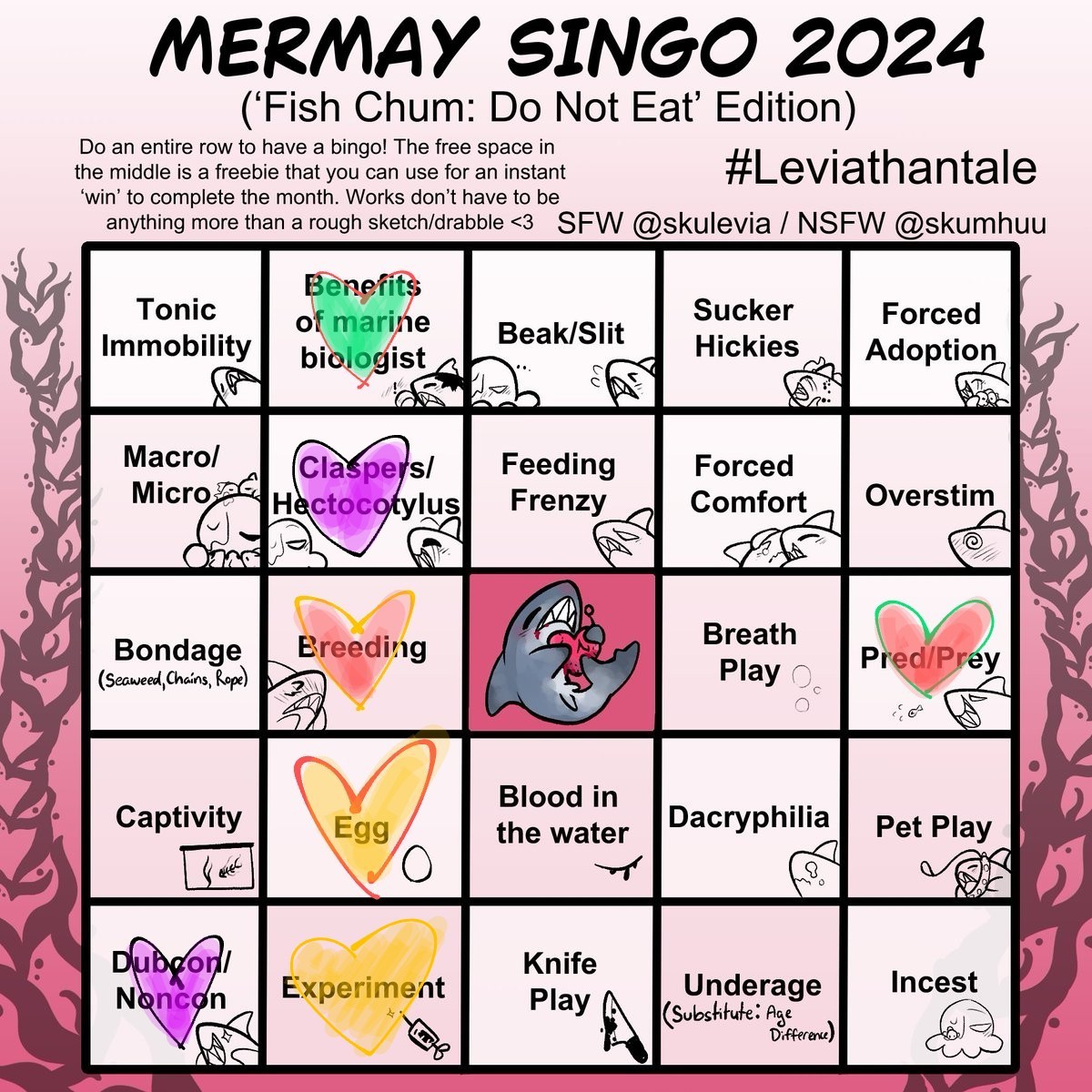 (reupload cause misspelling) I am NEVER drawing tentacles this detailed again! Sku, I love your designs but why are they do complex...... Good news is I got a bingo! #Leviathantale #dustsans #nightmaresans #underfrick