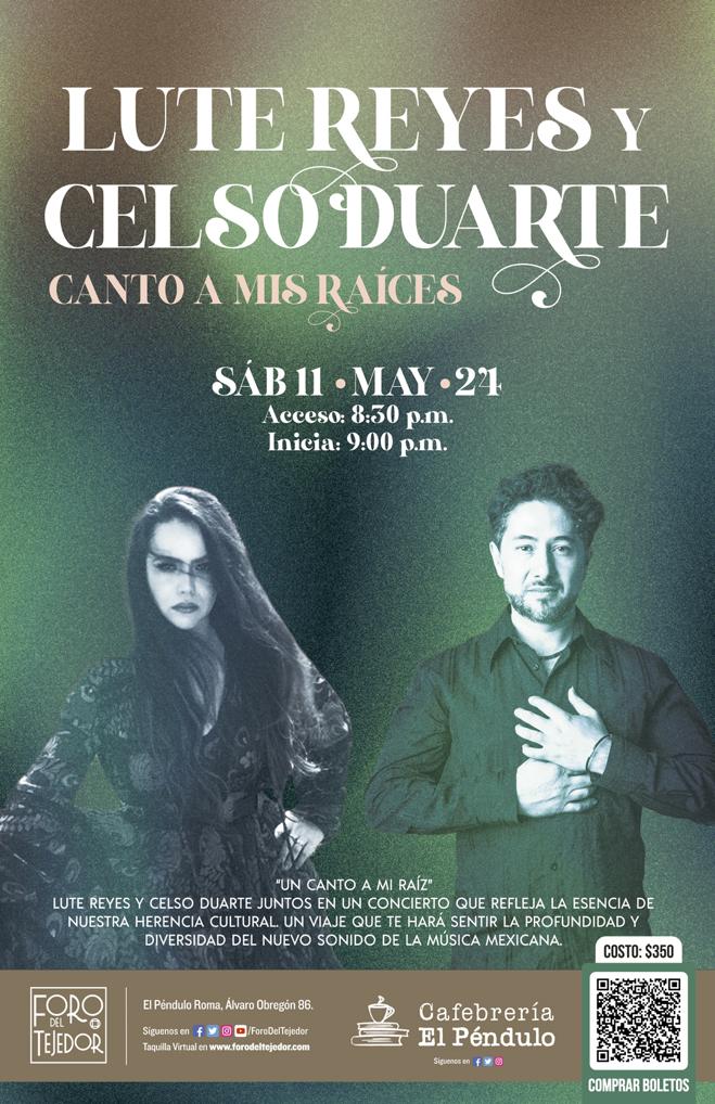 Vengan este próximo Sábado 11 al Foro del Tejedor

Boletos aquí:
forodeltejedor.com/evento/butacas…

<a href="/CantaresdeMex/">Cantares de México de Laura Díaz</a>