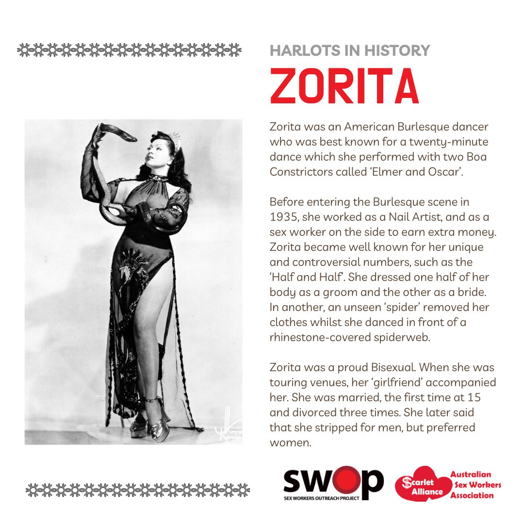 The theme for our 2024 H00kers and Str!ppers Ball is 'Harlots in History' and we have teamed up with @scarletalliance to honour some notable harlots of the past, and hopefully provide some inspiration for the ball ☂️