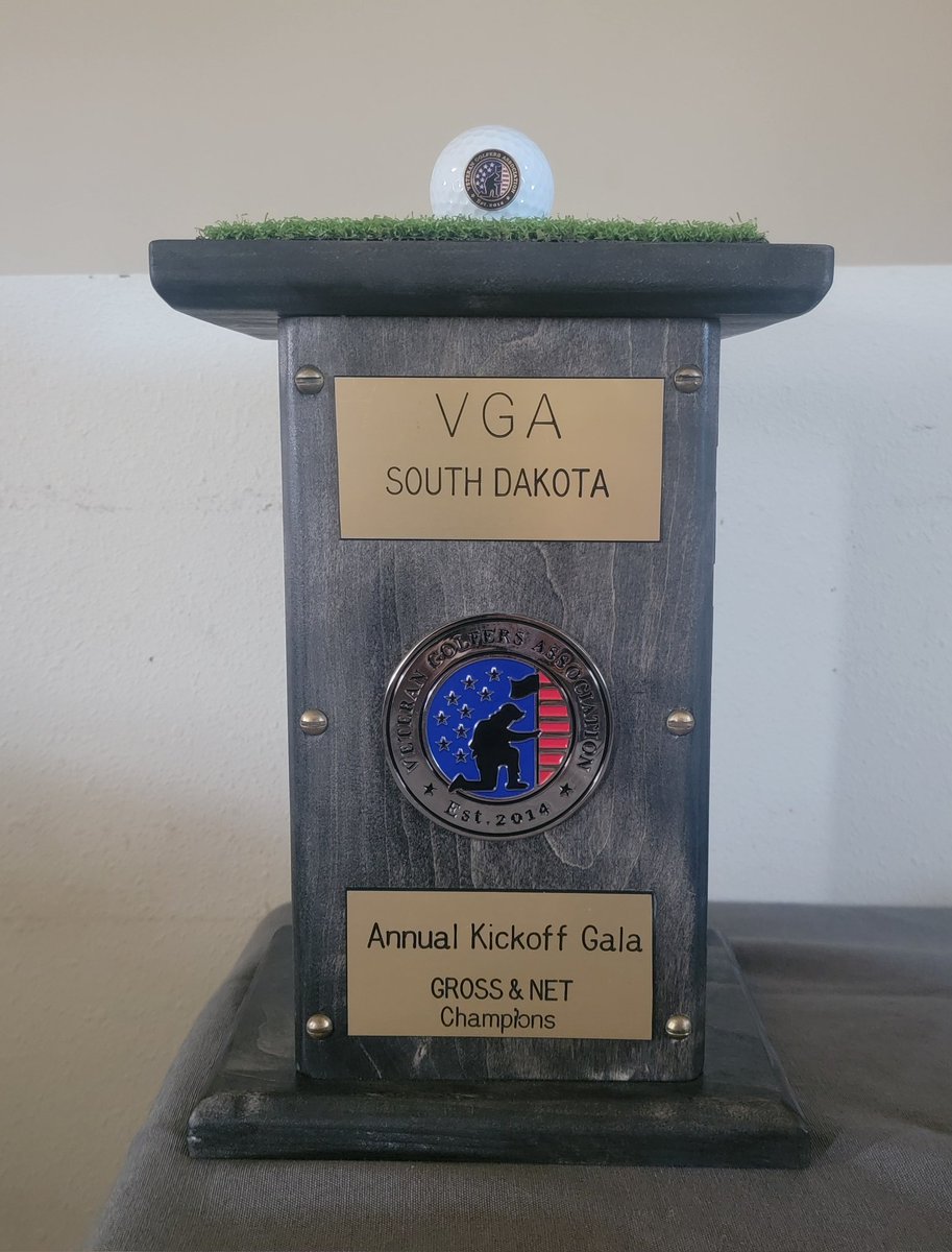 I spent all winter training for this one trophy, the rest is all a bonus. It's more than just a trophy, it's a memorial to the first SD National Guard member lost in war, post 9/11