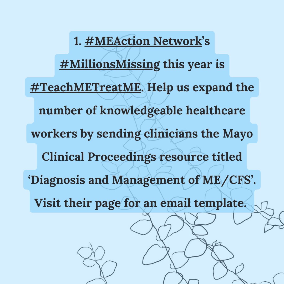 #MillionsMissing #TeachMETreatME @MEActNet millionsmissing.meaction.net/mm24/ (2/8)