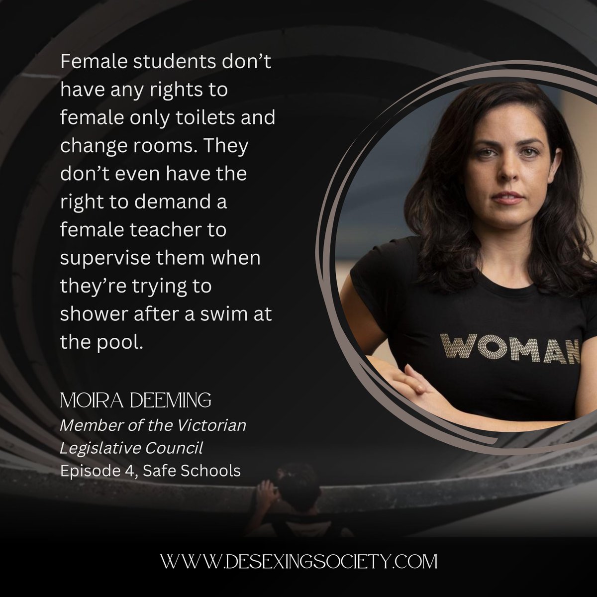 Before @MoiraDeemingMP was elected to the Vic upper house, she was a school teacher. The dangerous policies introduced via the Safe Schools Program spurred her to take action. Learn about the history of Safe Schools in episode 4 of #DesexingSociety Listen to all 8 episodes: 🎧