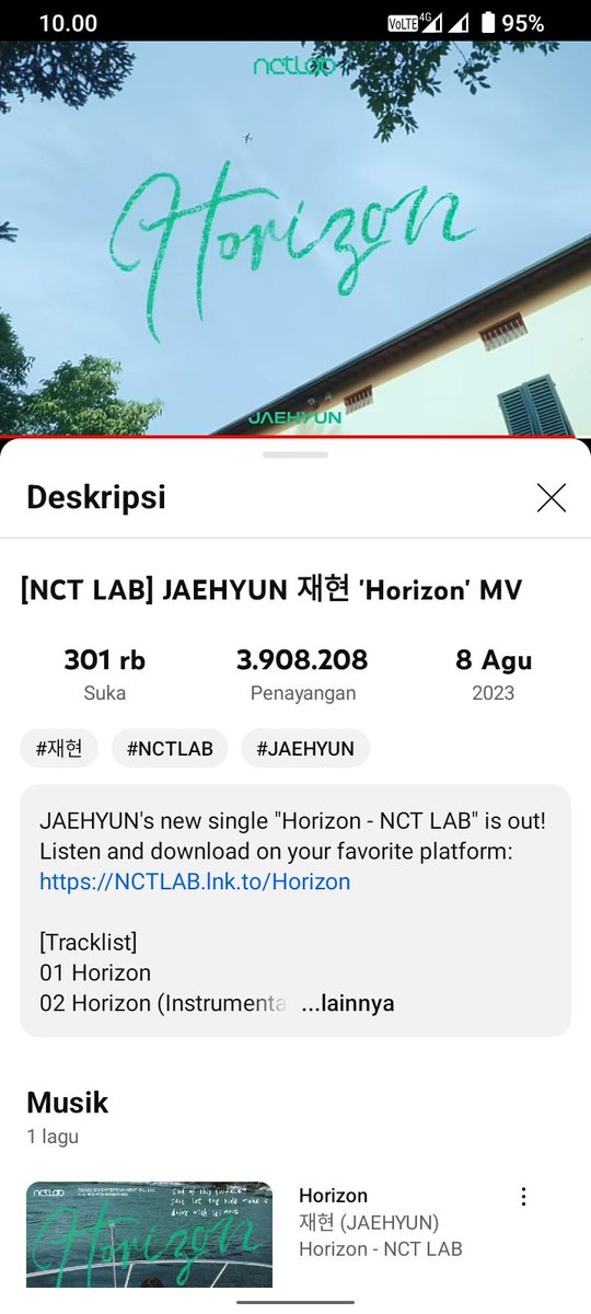 #ValentineStream Challenge! Let's join this party to reach 4M Views of 'HORIZON'! 🔗 youtu.be/Y6_vy82Vo70 tag : everyone who loves Jaehyun #Jaehyun_Horizon #JourneytoJOLO #JAEHYUN #재현 #NCT재현 #ジェヒョン