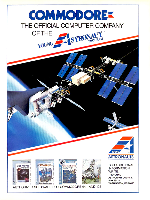 Did you know? Commodore Computers was the Official Computer Company for the YOUNG ASTRONAUT PROGRAM?
#Commodore64