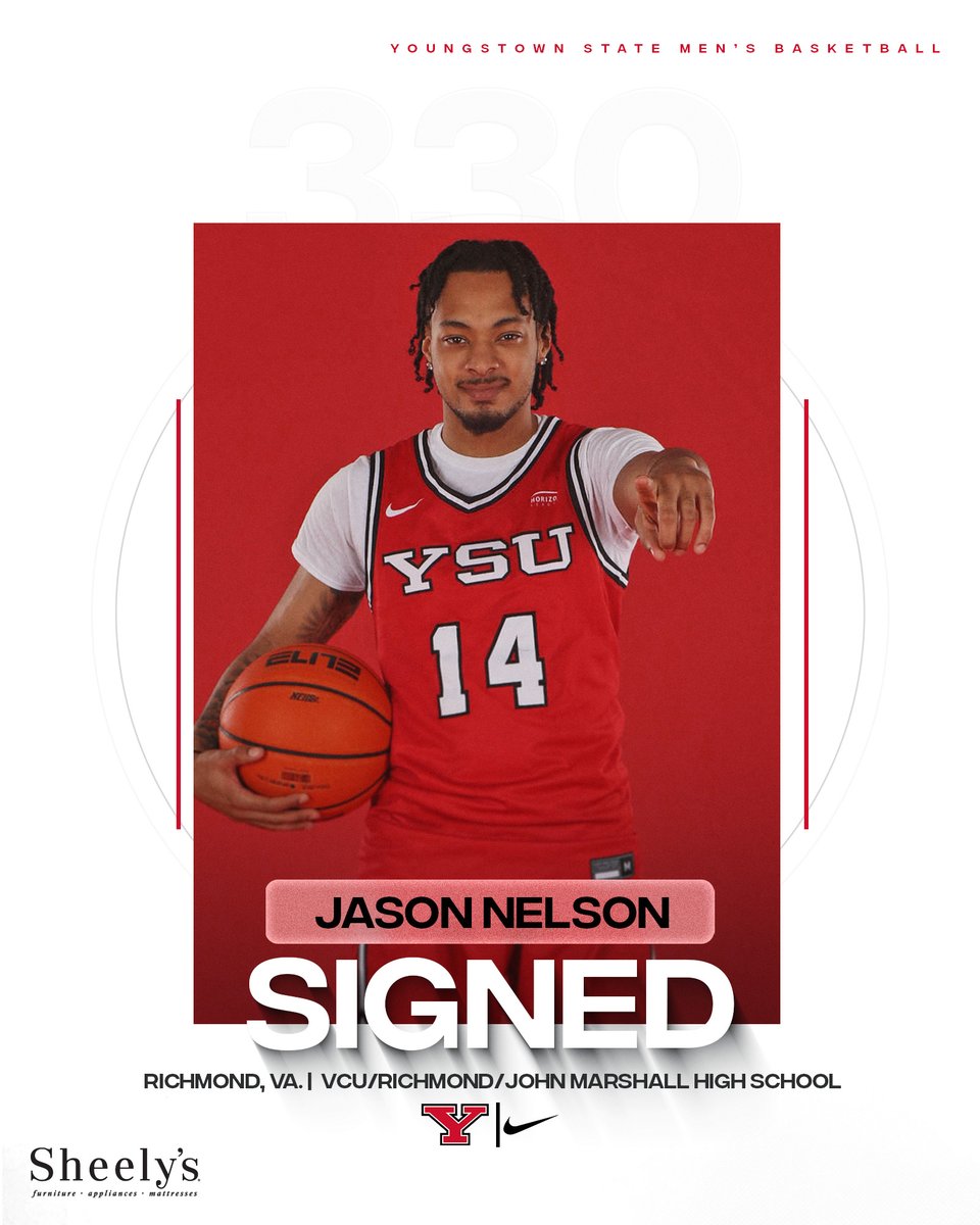 YSU Men's Basketball (@ysumenshoops) on Twitter photo Please help us welcome Jason Nelson to the YSU hoops family.
🔴Named A-10 Rookie of the Year by HoopsHD at Richmond
🔴2020 Virginia Class 2 Player of the Year-17.3 pg, 5.9 apg, 3.8 rpg
🔴2020 1st-Team All-Metro pick by the Richmond Times-Dispatch
<a href="/jaynelofficial/">Jason Nelson</a>
#GoGuins Please help us welcome Jason Nelson to the YSU hoops family.
🔴Named A-10 Rookie of the Year by HoopsHD at Richmond
🔴2020 Virginia Class 2 Player of the Year-17.3 pg, 5.9 apg, 3.8 rpg
🔴2020 1st-Team All-Metro pick by the Richmond Times-Dispatch
<a href="/jaynelofficial/">Jason Nelson</a>
#GoGuins