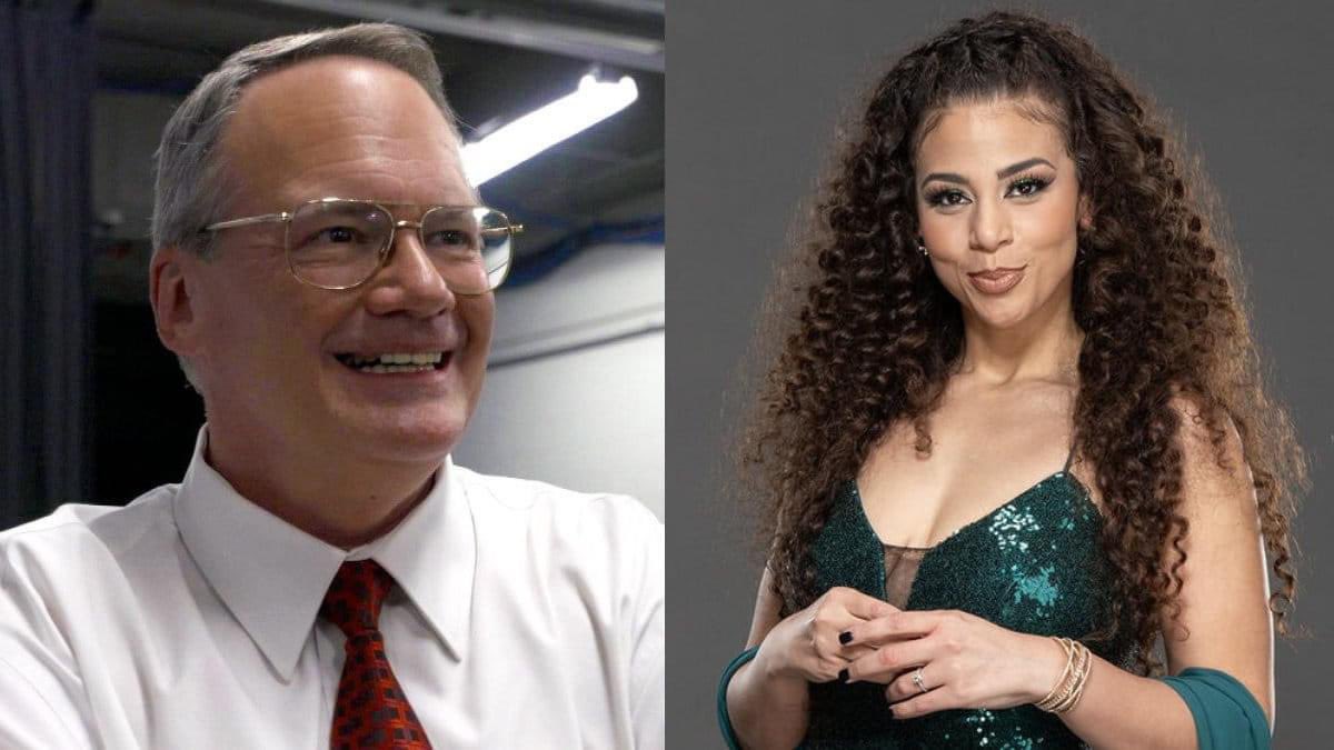 #JimCornette on #WWE ring announcer #SamanthaIrvin:

'I'm a Samantha Irvin fan now. The inflections, the facials, she's doing a good job. I wanted to praise her there.
