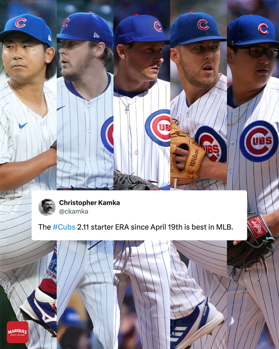 The Cubs rotation is CARVING🧑‍🍳