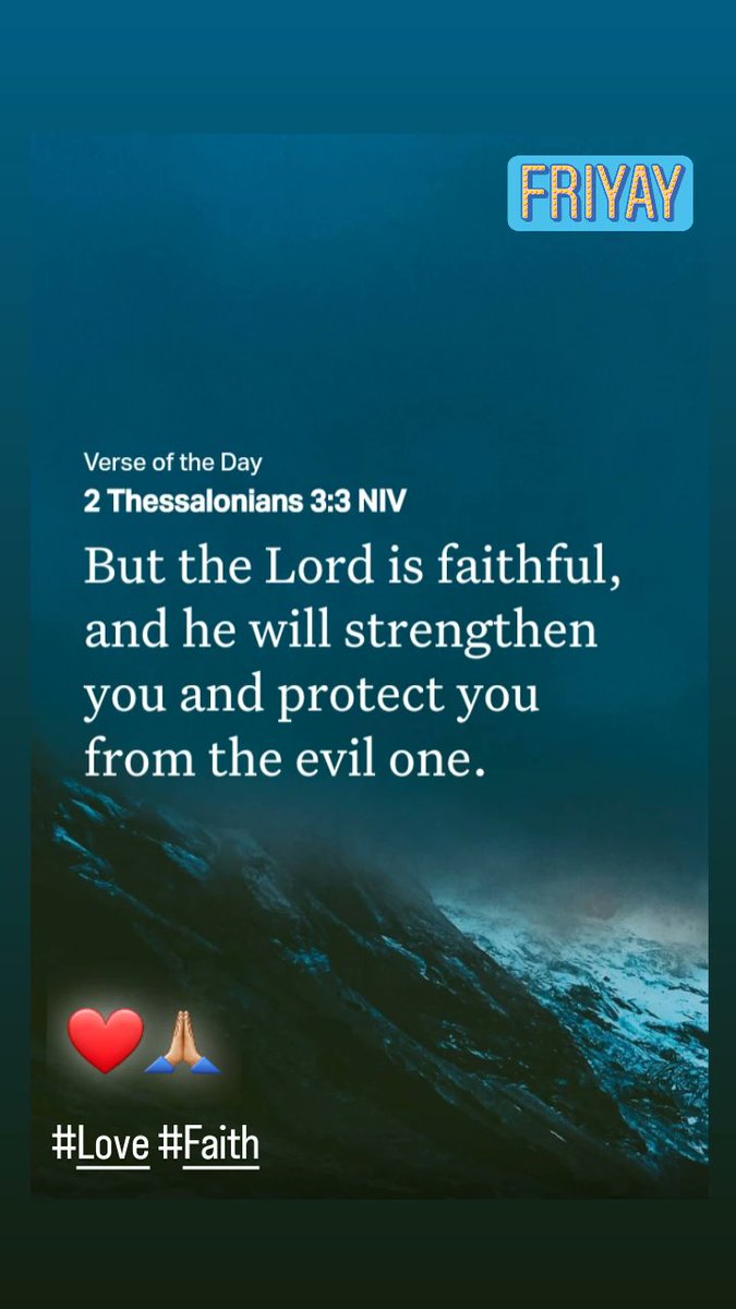 God, thank you for your faithfulness and presence in our lives. You never leave us to handle our problems alone. We know that you will continue to protect and strengthen us as we put all our hope and trust in you. Thank you for Friday!

#Love #Faith 
#LessonsLearned