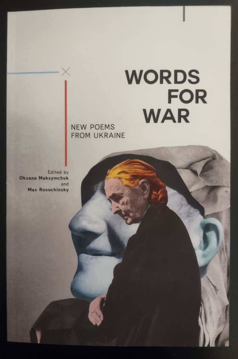 I can't recommend this book enough: Words for War

'... for evil is not a big lie, but small shards, resembling truth/its metastases glitter like crystals in each one of us...

from  poem 'Darkness Invisible' by Yuri Izdryk and translated by Boris Dralyuk