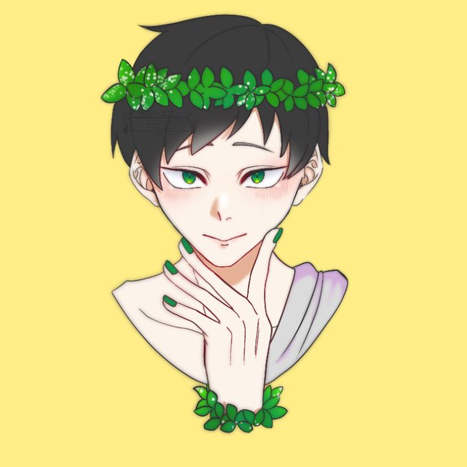 「green nails smile」 illustration images(Latest)