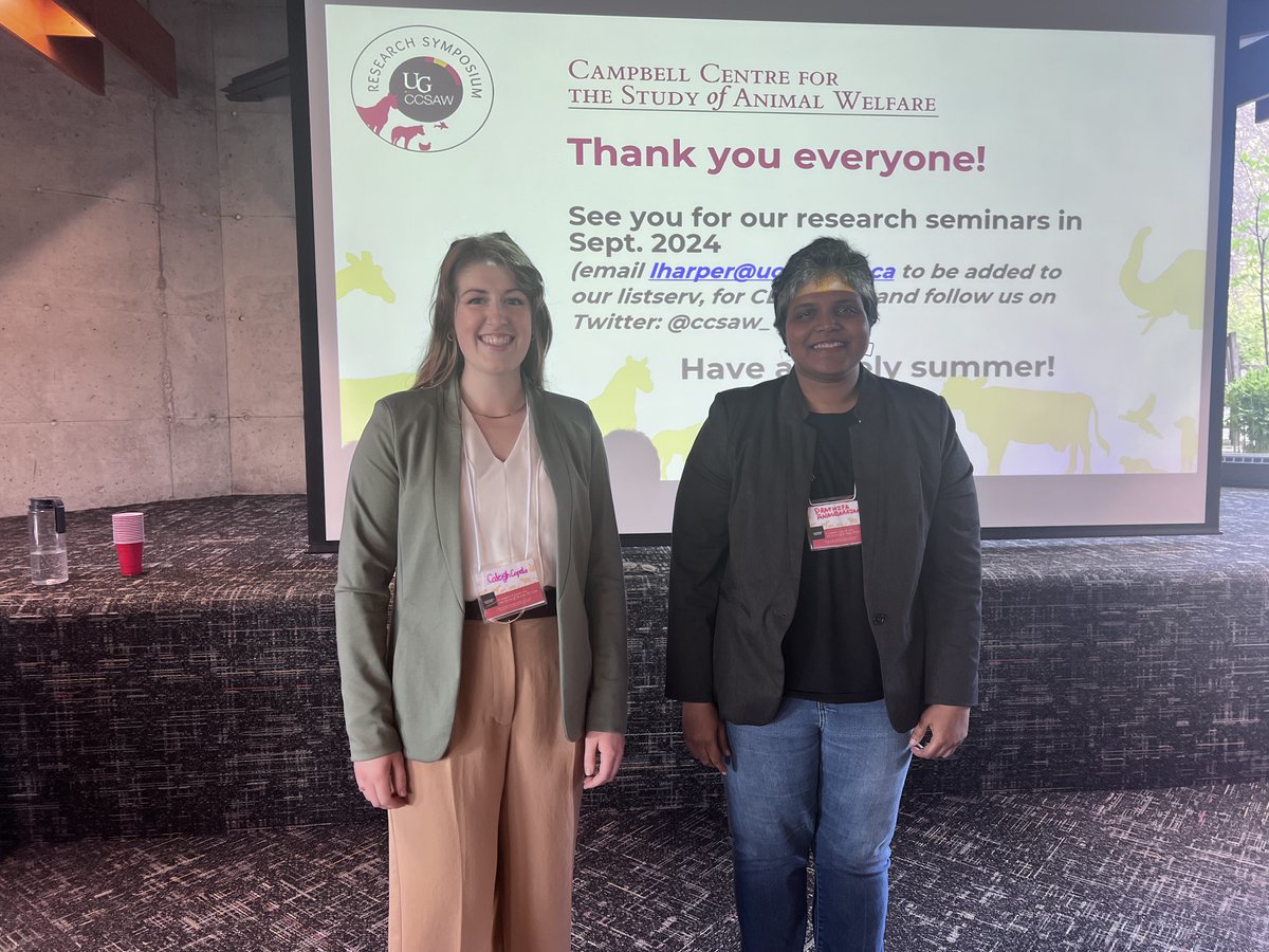 Congratulations to our symposium award winners! 🏆 Best Poster: MSc student Steeley Ellis Best Presentations: PhD students Caleigh Copelin and Prathipa Anandarajan (@prathipa_a) Thank you to everyone who participated!