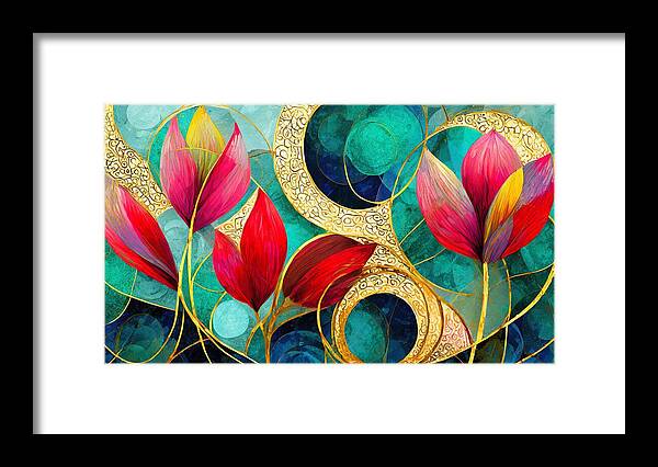 Vibrant Blooms in Geometric Dance #blooms #tulips #flowers #flower #colorful #art #wallartforsale #wallart #artprints #artforsale #fineart #gifts #giftideas #interiordesign #homedecor #ayearforart #buyintoart #wallpaper #mosaic #geometric fineartamerica.com/featured/vibra…