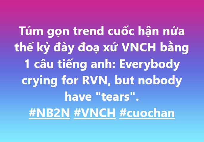 tuoitrequacgia's tweet photo. Khát nước thì đi kiếm nước uống! Nước mất thì lấy lại nước! 49 năm quơ cờ, rên rỉ, chửi rửa rồi tới dịp "cuốc hận" miết mà không thấy chán, thấy nhục nhã hả đám 3 sọc xạo lờ! Người Quấc gia #VNCH tỉnh táo đi! Đi theo đám này chỉ vong quấc muôn đời! https://t.co/WcdkJudfBi
