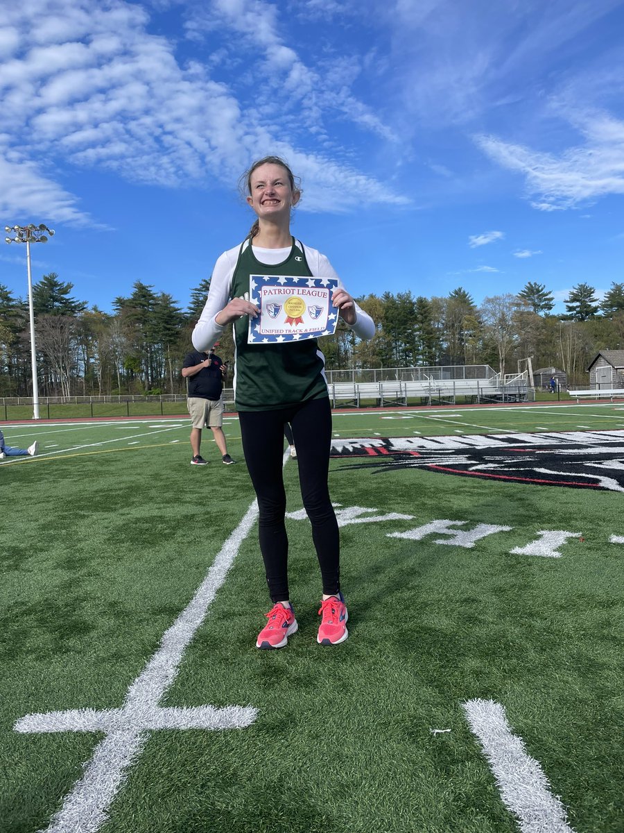 DuxUnified's tweet photo. 2nd place in the Patriot League ✔️ Personal bests ✔️ Lots of fun ✔️ And a very happy bday to Brady 👏🏻 @DuxburySports @SpOlympicsMA @DuxHSAthletics #playunified #choosetoinclude Big thanks to @WHathletics for hosting our very first league meet! https://t.co/JzE3Sqw2ux