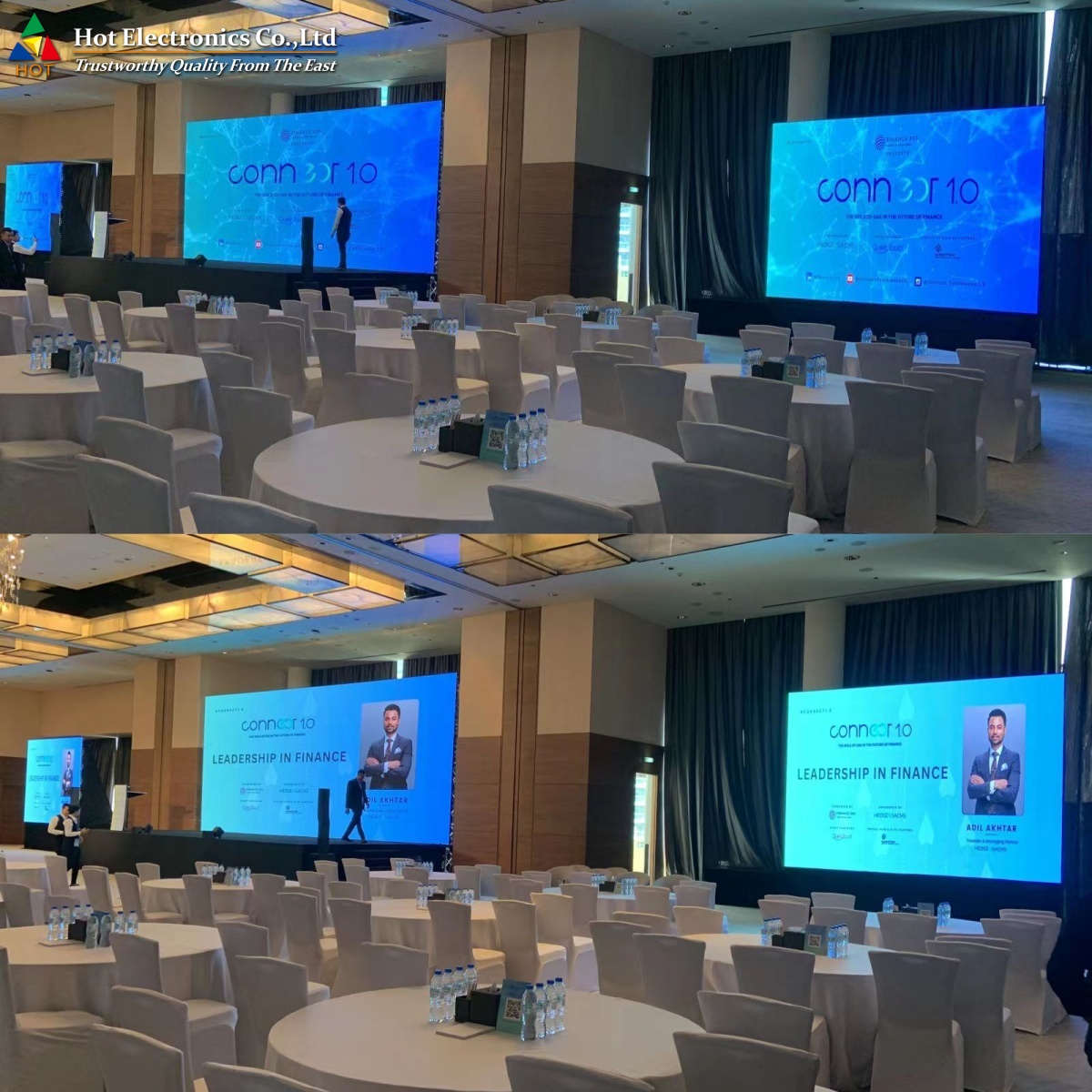 Hot Electronics Indoor P2.6 LED Display Ready For Your Events

#hotelectronics #events2024 #avrental #leddisplaymanufacturer #leddisplayfactory #rental #soundandlight #audiovisual #ledwall #szledstar