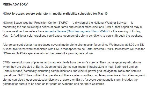 More details about what this means in this press release from NOAA
