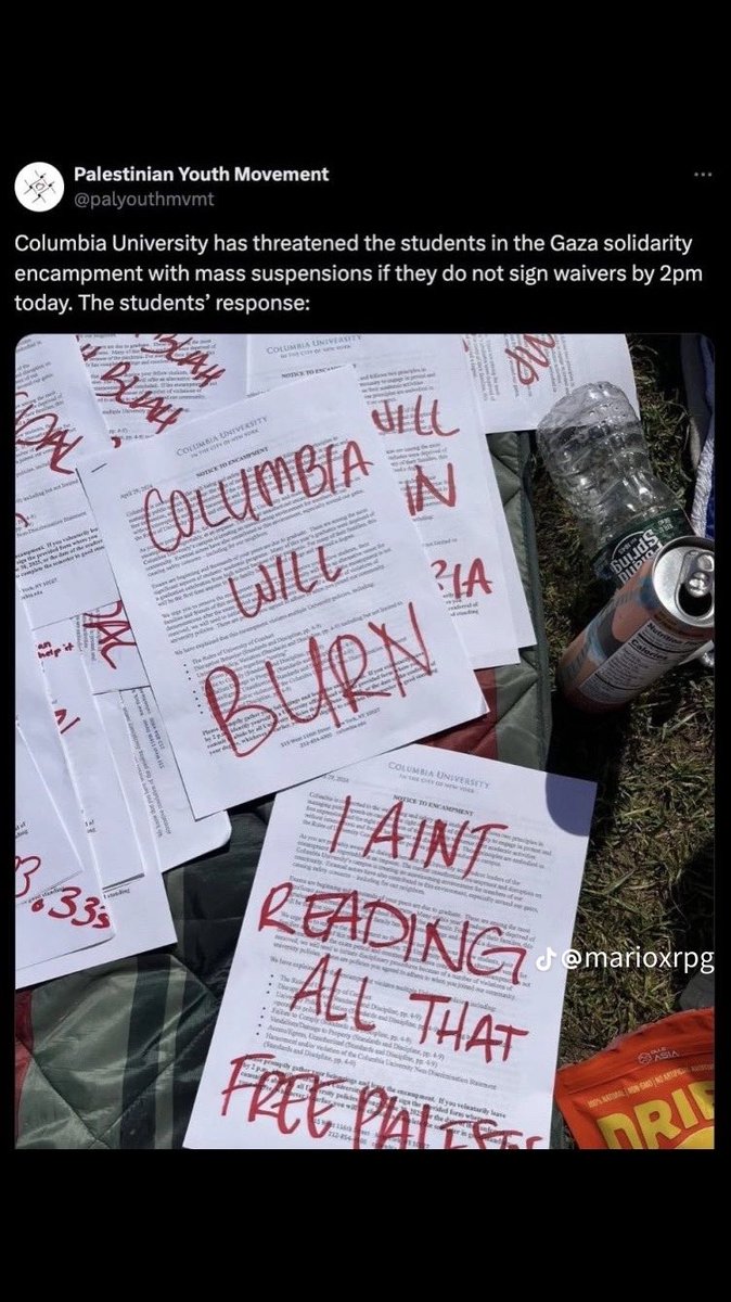 #ColumbiaUniversityProtest