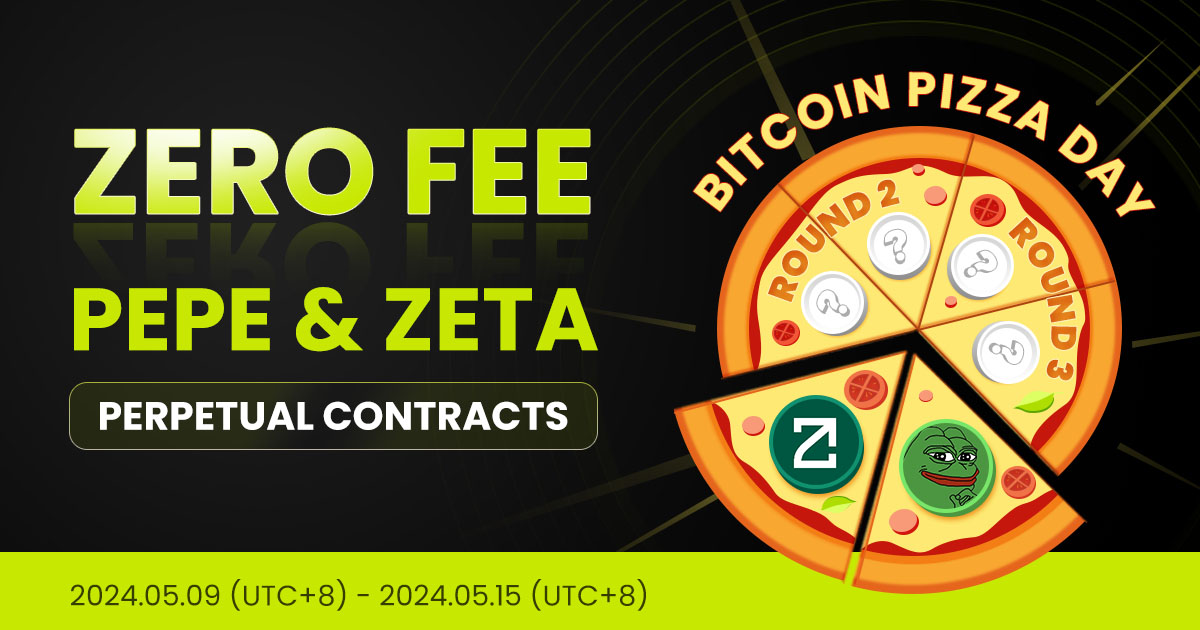 🍕Celebrate Bitcoin Pizza Day with #CoinCatch! Trade #PEPE & #ZETA fee-free! 🔥Share for rewards: Up to 100 USDT, priority access, VIP privileges! 📅 May 9 - May 15 (UTC+8) 👉Share announcement: coincatch.zendesk.com/hc/en-us/artic… 📝 Submit screenshots: forms.gle/AdwKB2avodAaVP…