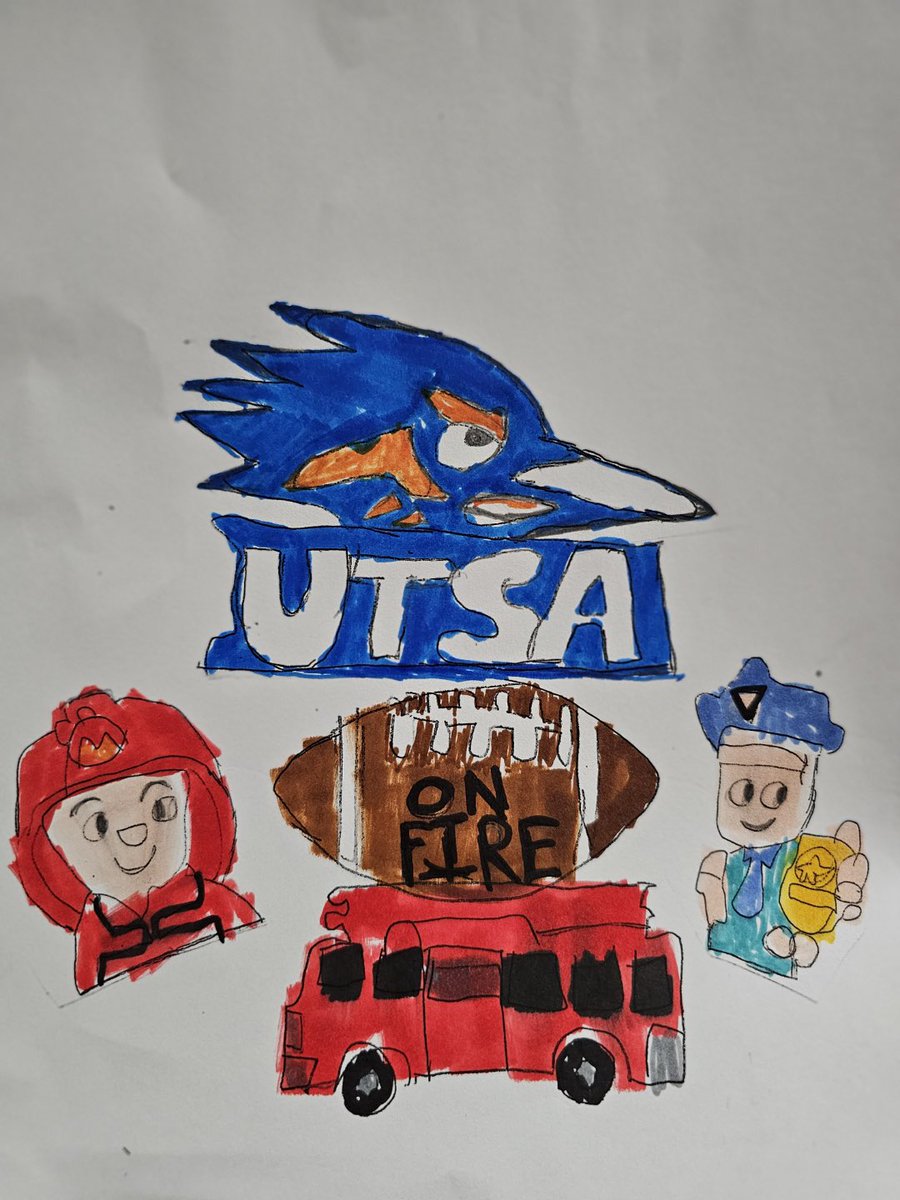 My nieces submission to the season-ticket kids drawings!!!! #FamilyFirst #BirdsUp