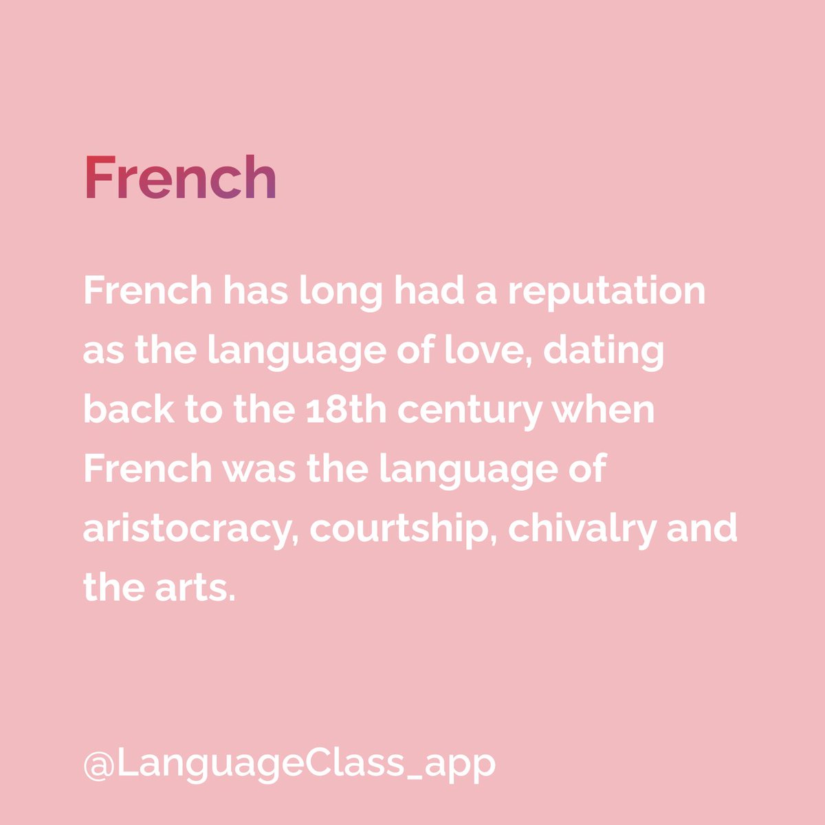 LanguageClass23's tweet image. 💞 Diving into the melody of French, where every word whispers love.

#languages #french