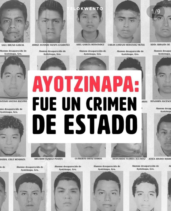 @epigmenioibarra @jenarovillamil @Ricar_peralta @Taibo2 @liladowns @BeatrizGMuller @kikesma #PaseDeLista1al43 La impunidad frente a la desaparición de personas es prácticamente total, absoluta, ya que no existen avances palpables en justicia,dejando a las víctimas sin la verdad,sin justicia, sin la reparación del daño y sin el castigo a los responsables. #Ayotzinapa