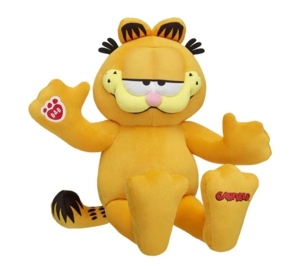 WE ARE GETTING A GARFIELD BUILD A BEAR.