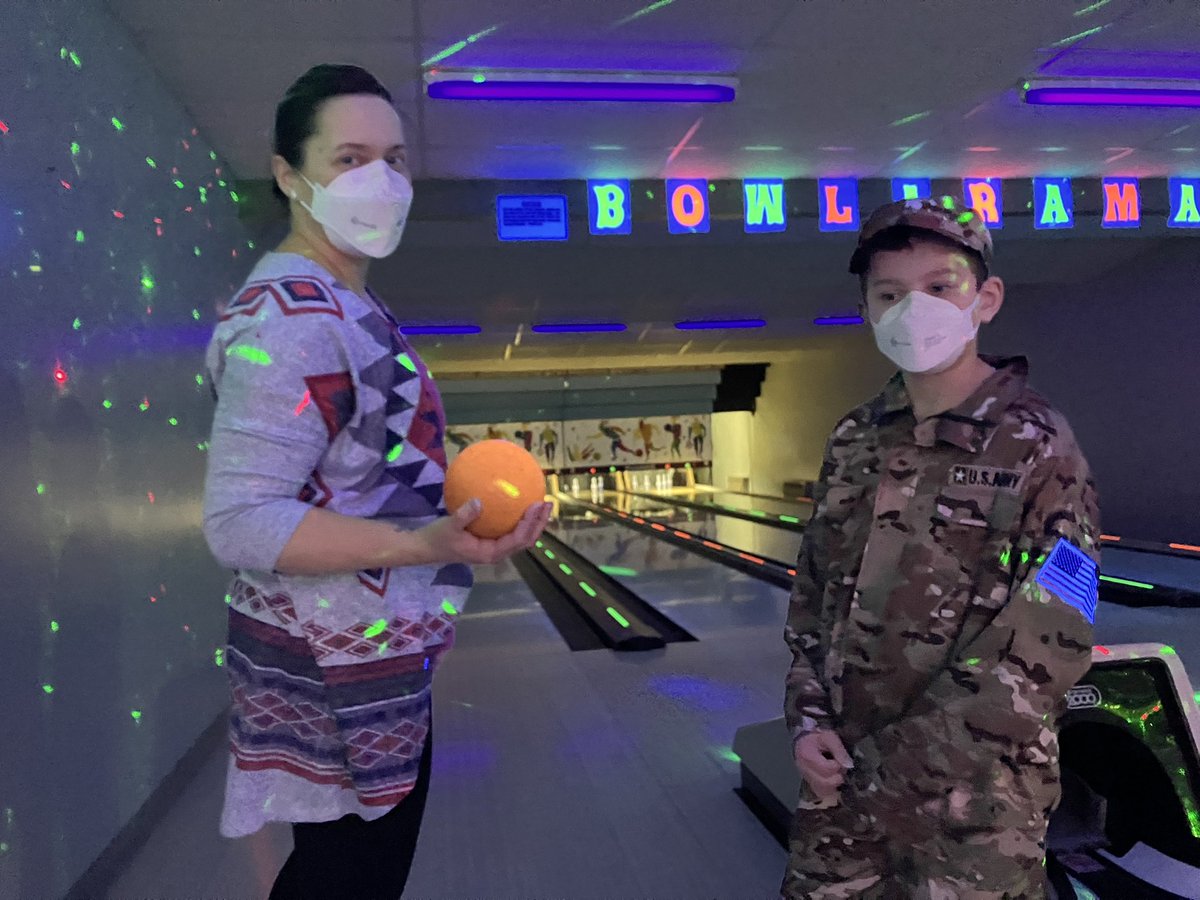 You don’t want viruses to “strike” so #MaskUp when you’re bowling. 

#Covid19  #Maskup #LongCovid #LongCovidKids  #H5N1 #CleanAirNow #bowling