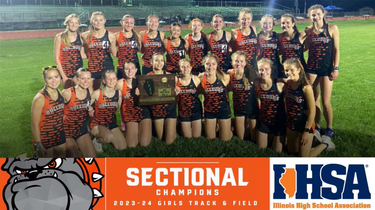 For the first time in 40 years and third time in WHS history, our Girls Track and Field team is bringing a Sectional Championship back to Waterloo!