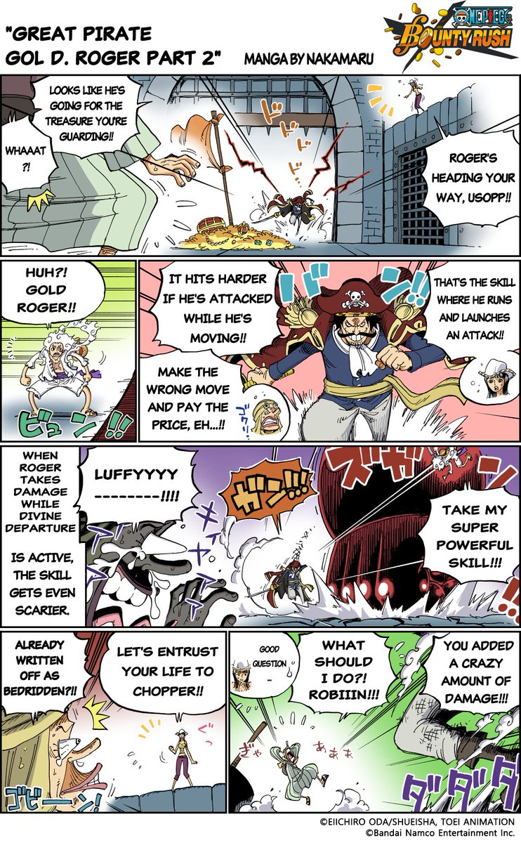 OPBR_global's tweet image. ONE PIECE Bounty Rush "Yeah, I Know!" Manga

Has this ever happened to you before?
Today's manga is titled "Great Pirate Gol D. Roger Part 2"!

#BountyRush
#ONEPIECE