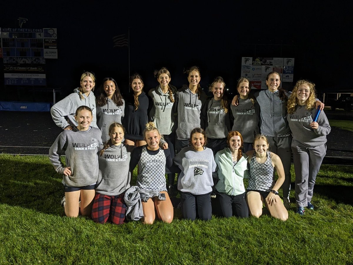 So proud of the 2024 Wabash River Conference Girls T&F champions—the Parke Heritage Wolves! First track conference title in school history—great job ladies! ⁦@PHWolvesAD⁩ ⁦@ParkeHeritageHS⁩