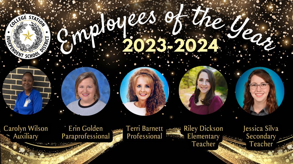 Congratulations to the 2023-24 CSISD Employees of the Year!🎉 #SuccessCSISD